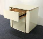 Marble Modern Industrial Bedside Table