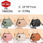 Trendy Single Shoulder Women's Handbag with Cat Pendant and Zipper Closure