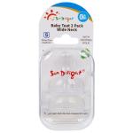Wide Neck EN1 4350 Anti Colic Baby Silicone Nipple