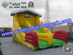 Wholesale Yellow Super Fun Hire Inflatable Slide With family theme parks from china suppliers