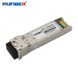 China 40KM 10G SFP+ Transceiver 1310nm 10gb Sfp+ Transceiver Dual Fiber Single Mode SFP 10G ER on sale