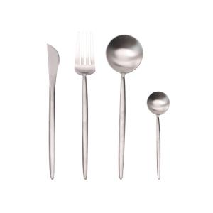 Wholesale SGS 4 Piece Kitchen Flatware Sets 18/8 Stainless Steel Gold Plated Spoon And Fork from china suppliers