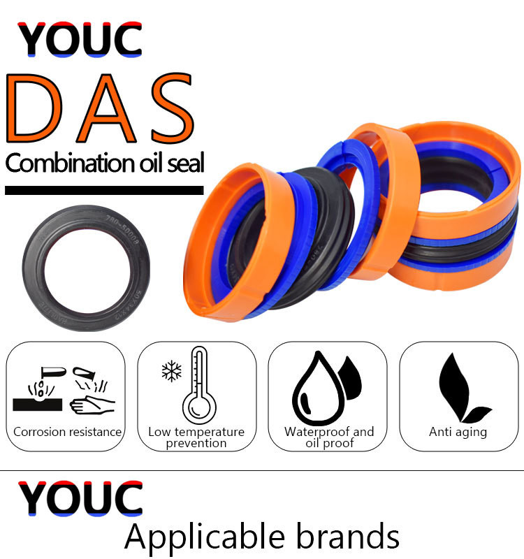 Excavator Hydraulic Piston Seal Repair ‌Kdas For Construction Machinery Oil Seals ‌60×44