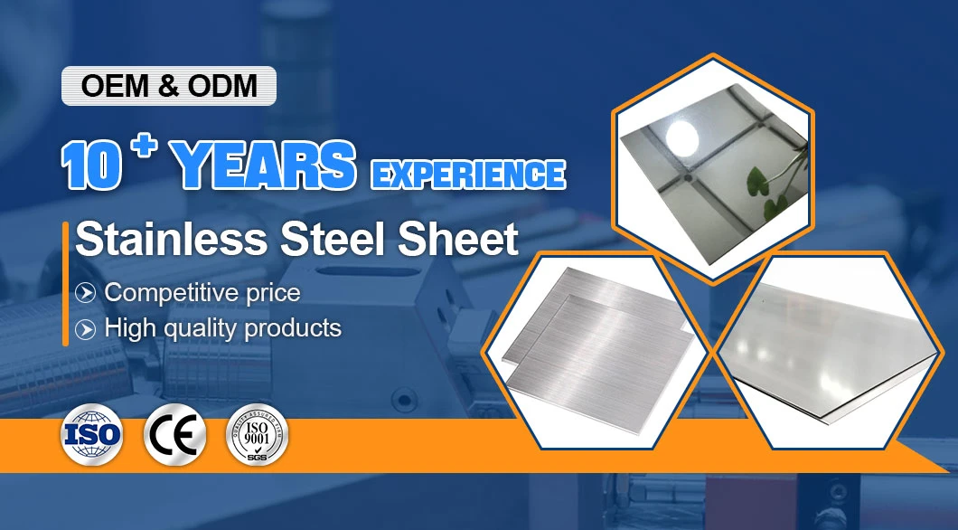 Hot/Cold Rolled Stainless Steel Sheet/Plate for Sale