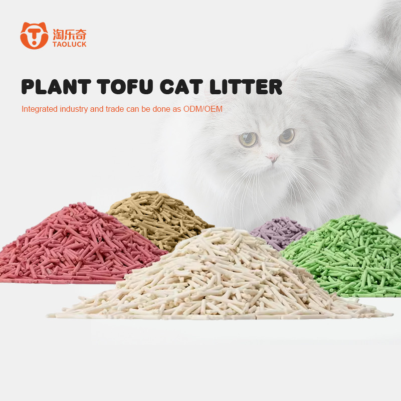 Plant Tofu Litter Sand ODM Clean Deodorization Pretty Litter Flushable