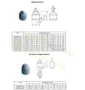 Wholesale YG11C Tungsten Carbide Button Bits For High Pressure DTH Drilling from china suppliers
