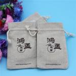 Different Color Soft Satin Lining Biodegradable Jute Bags