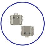 Original Galaxy Spare Parts Charging Port Flex Metal Material