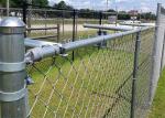 65mm x 65mm x 4.00mm black pvc coated chain wire fence for sale