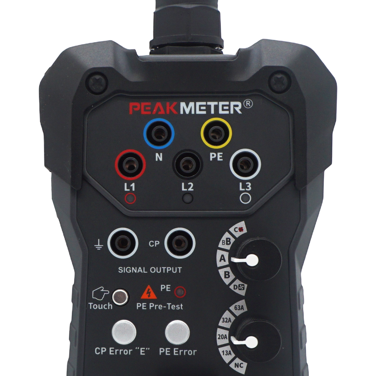Up To 63A Current Simulation Evse Tester With Ifferent Mold Selection PE CP Leakage Tripping Test