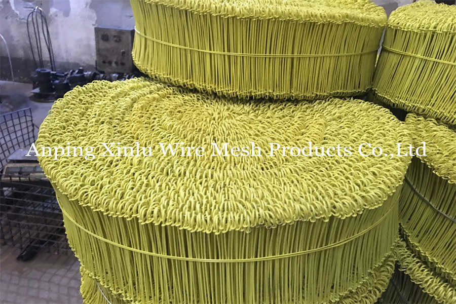 Flexible PVC Coated Steel Wire Tie For Anti Rust 350mpa BWG 12 Q195 Rebar Copper Double Loop Tie Wire