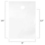 Plastic Clear Waterproof and Secure Door Knob Hanger Bags Poly Newspapaer Bags