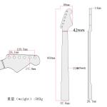 Matte finish Electric Guitar Neck 21 Fret Fender Stratocaster Maple Neck abalone