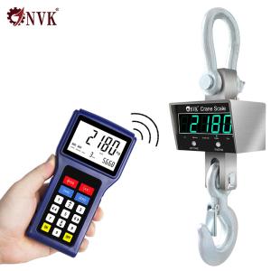 Wholesale 1/2/3/5/10T Industrial Remote Stainless Steel Crane Scale Hook hanging Weighing Scale from china suppliers