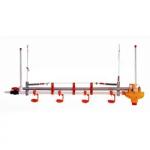 Nipple Drinking System Broilers Poultry Drinking Line 50mm-250mm Tube