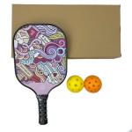 Rackets Custom Printed Pickleball Paddles Carbon Fiber Head Graphite