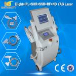 Salon E-Light Ipl RF Hair Removal Machine / Elight Ipl Rf Nd Yag Laser Machine