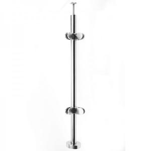 Wholesale Anti Corrosion Stainless Steel Balustrade Posts For Outdoor / Indoor Glass Railing from china suppliers
