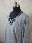 V Neck Womens Plus Size Dressy Tops Soft Touch 80% Polyester 20% Rayon