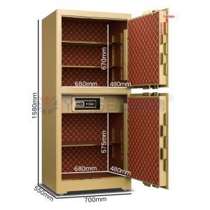 Wholesale Germany 3D Laser Cutting Technology Commercial Safe Box With Removable Shelves H1580mm from china suppliers