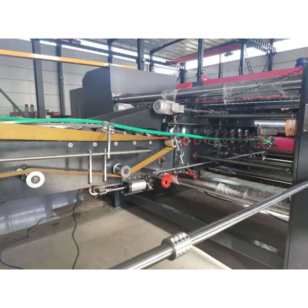 300pcs/Min Bottom Printer Slotter Gluer Inline