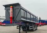 Sand Oil Transportation Semi-Trailer with Rear Tip Dump Truck and 1840mm Tread