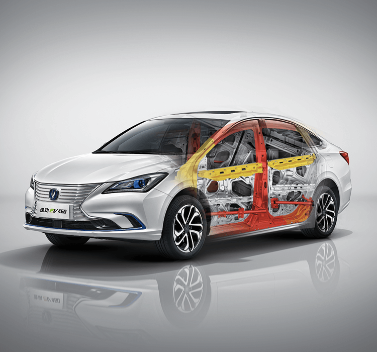 2023 Changan EADO EV460 Sedan Electric Car Fixed Gear Ratio Gearbox and 400km Endurance for Max Speed of 145km/h