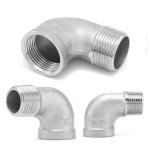 Astm Stainless Steel Pipe Fittings 304 304L 316 316L Threaded Welded Elbow