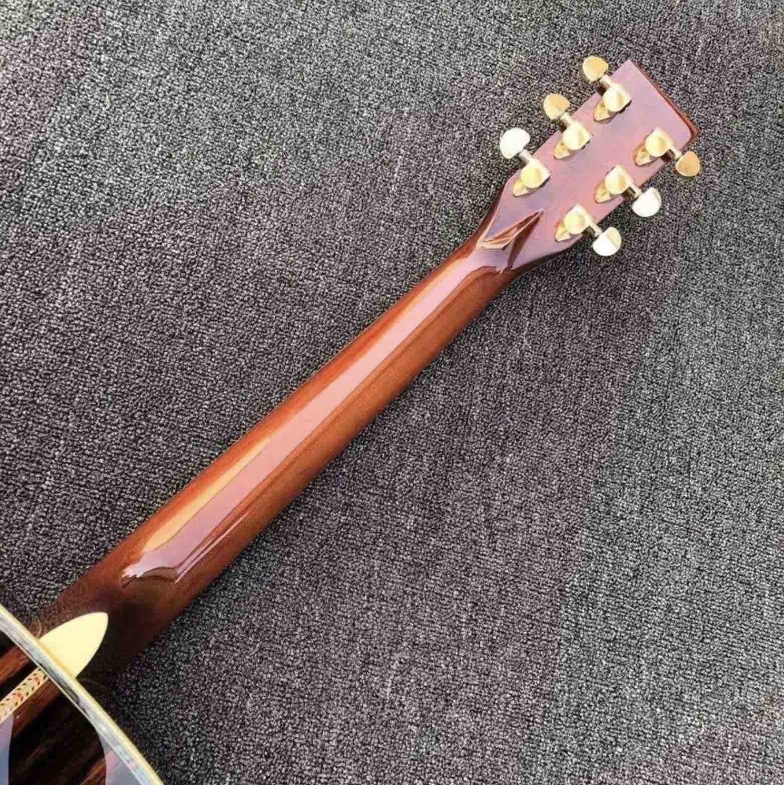 Custom guitar factory Top Quality Solid Spruce Top 41" Cocobolo Back & Sides Acoustic Guitar