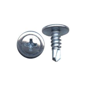 Wholesale M4.2 X 3/4-Inch Galvanized Self Drilling Screws Wafer Head Phillips Cross Drive from china suppliers