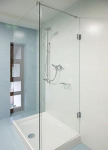 Wholesale Custom Size Shower Door Glass 3/8&quot; Nano Coated High Polished Edges from china suppliers
