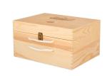 Handmade 6 Bottle Pine Personalised Wooden Wine Box Gift Packing With Hand Rope