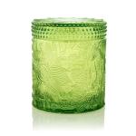 Carved Colored Glass Jar Tea Light Candles / Perfume Scented Candles WXC190910