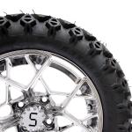 Shu-Ran Golf Cart Warrior 23x10.5-14 Golf Cart All Terrain Tires And 14 Inch