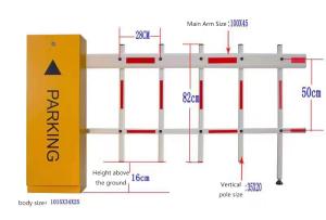 Wholesale Speed Adjustable Road Traffic Barrier 24v Dc Brushless Motor With Fence from china suppliers