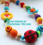 Amigurumi funny toy Nursing necklace Breastfeeding necklace teething toy