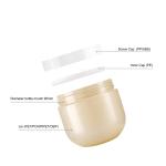 300ML RPET Wide Mouth PET Jar Cosmetic Jars With Screw Caps For Cream
