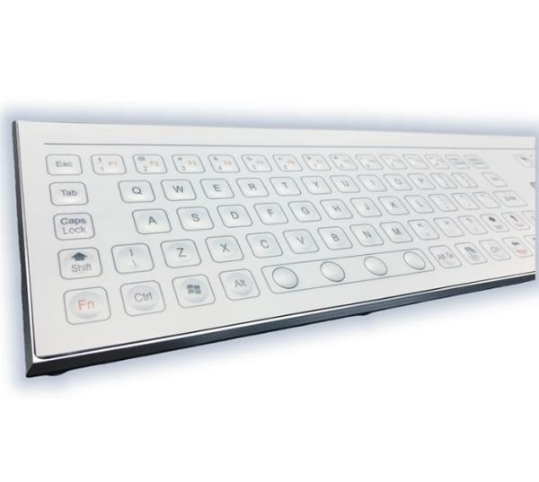 IP67 71 Keys Industrial Membrane Laptop Keyboard integrate TouchPad USB SUPER