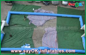 Wholesale Inflatable Football Pitch Portable Outdoor Inflatable Soccer Field / Football Field With Printing Logos from china suppliers