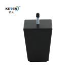 KR-P0226 100mm Height Plastic Sofa Legs Replacement With Screw Square Shape