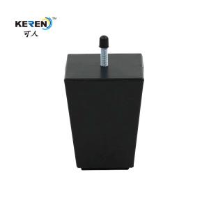 Wholesale KR-P0226 100mm Height Plastic Sofa Legs Replacement With Screw Square Shape from china suppliers