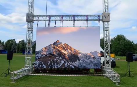 P4.81SMD Outdoor Rental Easy Installation LED Screen Commercial Advertisement