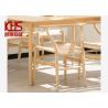 Buy cheap 150kg Load Simple Solid Oak Dining Chairs Classic Canteen Carved Wood Chair from wholesalers