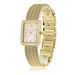 IP plating 3ATM Waterproof Square Quartz Watch BSCI