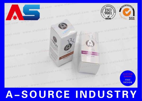 10ml Vial Storage Box Bodybuilding Mix Hot Stamp Silver Foil Embossed For UK