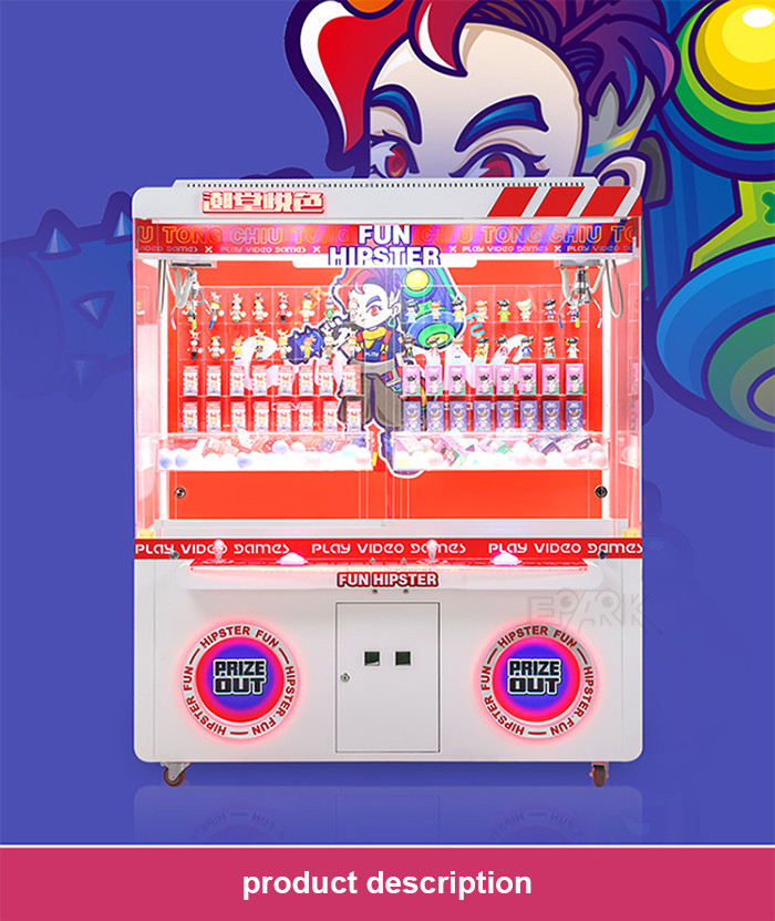 Arcade Mini Toy claw machine 2players Prize Stacker Vending Game