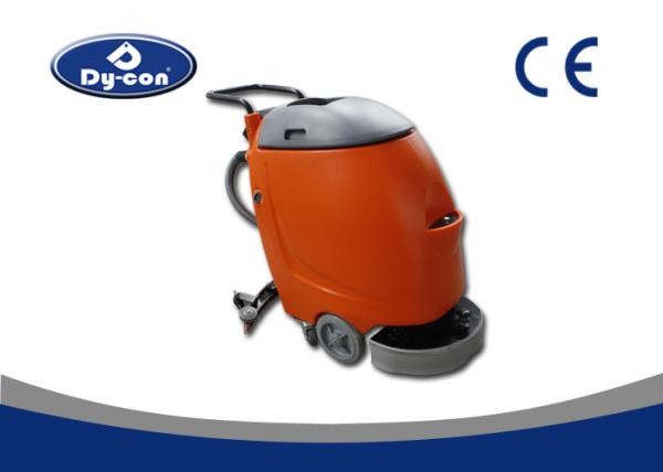 43cm Width Brush Head Walk Behind Floor Scrubber For Railway Station Large
