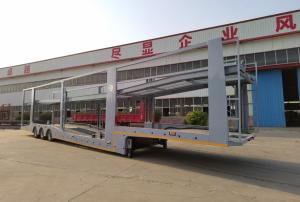 Wholesale Compact Vehicle Transport Versatile 3axle Car Trailer for Loading Weight of 40t-60t from china suppliers
