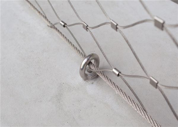 7x19 Stainless Steel Wire Rope Mesh Net AISI304 For Balustrade Filler