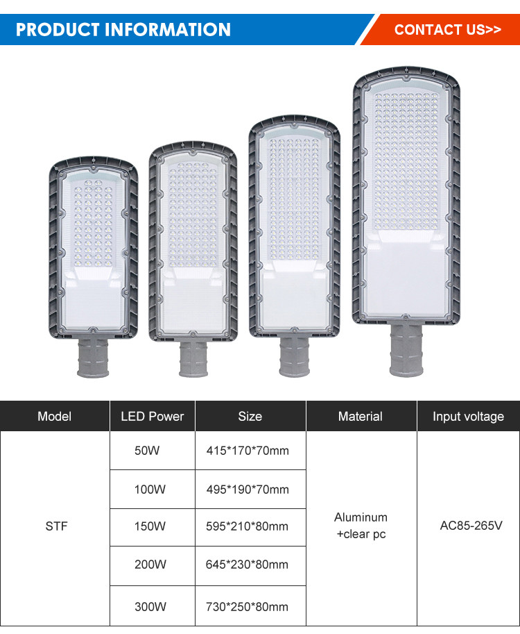 Die-Casting Aluminum High Brightness Led Street Light Ip66 Waterproof for road